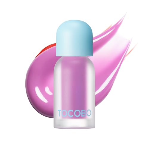 TOCOBO Aceite Labial Hidratante Juicy Berry Plumping 17 Berry Milk – Aceite Vegano Brillante y No Pegajoso para Todos los Tonos de Piel, 0.12 fl. oz. - imagen 1