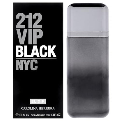 212 VIP Black Elixir by Carolina Herrera for Men - 3.4 oz EDP Spray - imagen 4