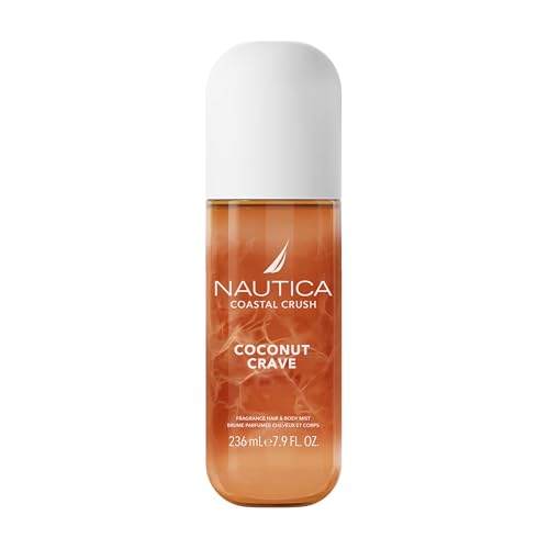 Nautica Coconut Crave, Bruma Corporal y Capilar Frutal Gourmand para Mujeres, Notas de Coco, Manzana y Madera de Cedro, 8.0 fl oz - imagen 1