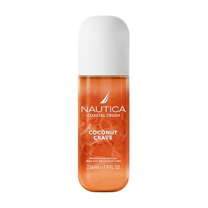 Nautica Coconut Crave, Bruma para Cabello y Cuerpo Gourmand Frutal para Mujeres, Notas de Coco, Manzana y Madera de Cedro, 8.0 fl oz - imagen 2