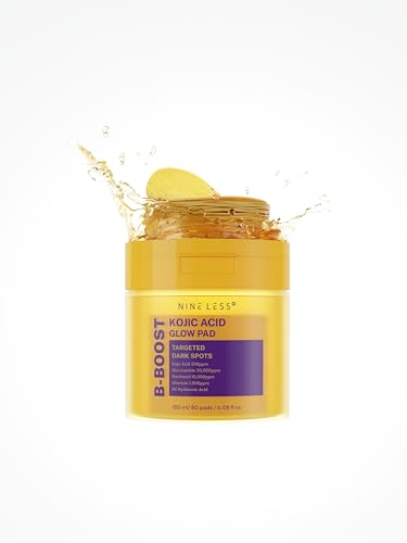 NINELESS B-Boost Pad de Ácido Kójico - Exfoliante Hidratante con Ácido Hialurónico y Niacinamida - Tratamiento para Manchas, 80 Pads - imagen 4