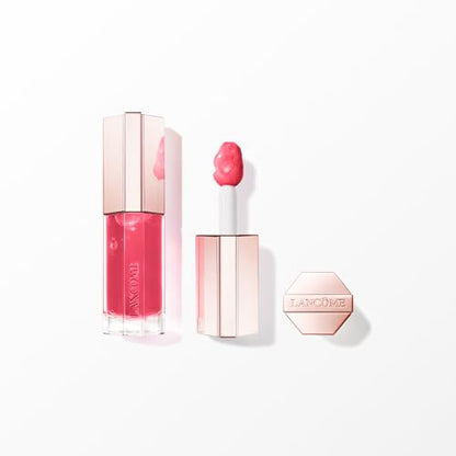 Lancôme Lip Idôle JuicyTreat Aceite en Brillo - Gloss Hidratante 24HR con Escualano para Brillo Instantáneo - 37 Red-y Or Not - imagen 4