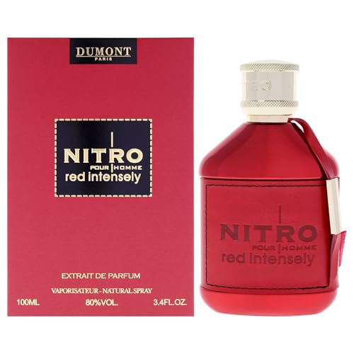 Dumont Nitro Red Extrait de Parfum para Hombre 3.4 Fl Oz – Fragancia Acuática Amaderada – Aroma Rico y Duradero - imagen 2