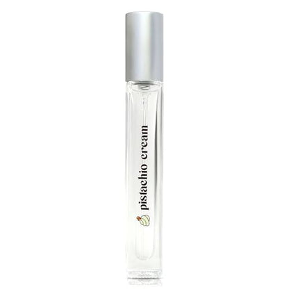 Just Juice Crema de Pistacho - Perfume Mini de Viaje para Mujeres y Hombres - Notas de Pistacho, Vainilla Francesa y Maderas Cremosas - 0.3 oz - imagen 1