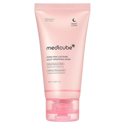 Mascarilla Facial Peel Off Medicube Wrapping Mask PDRN con Cafeína | Hidratante, Firmante y Desinflamante | Cuidado de la Piel Coreano, 2.53 fl. oz - imagen 3