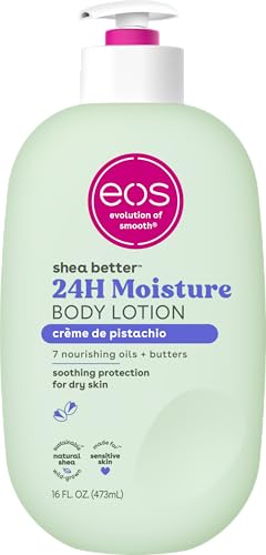 Loción Corporal eos Shea Better - Crema de Pistacho, Hidratación 24 Horas, Ligera y No Grasa, Hecha con Manteca de Karité Natural, Vegana, 16 fl oz - imagen 2