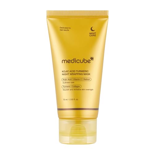 Mascarilla Peel Off Medicube Wrapping con Ácido Kojico, Cúrcuma y Vitamina C | Aclara y Protege contra el Estrés Cutáneo | Cuidado de la Piel - imagen 3