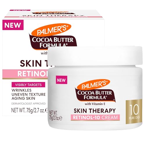 Crema Facial Palmer's Cocoa Butter Formula, Hidratante Retinol-10, 2.7 Oz, con Vitamina E y Ácido Hialurónico, Reduce Líneas Finas y Tono de Piel - imagen 2