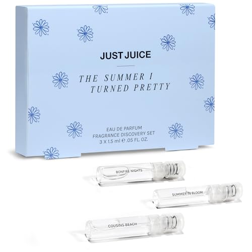 Just Juice - Mini Set de Perfumes The Summer I Turned Pretty - 3 Fragancias para Mujeres y Hombres - Cousins Beach, Bonfire Nights, Summer in Bloom - - imagen 2