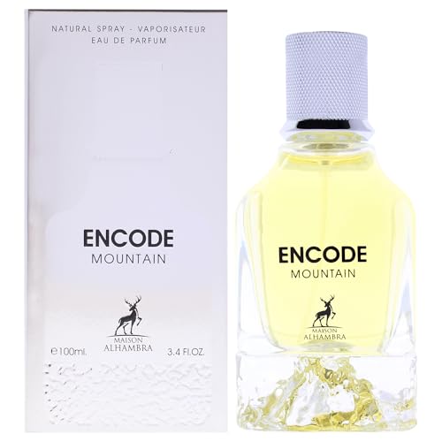 Maison Alhambra Encode Mountain Eau de Parfum para Hombre - 100ml | Perfume Aromático Amaderado con Enebro, Vetiver y Acorde de Cuero | Refinado y - imagen 1