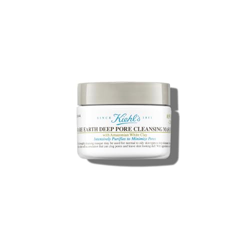 Mascarilla Facial Kiehl's Rare Earth Pore Minimizer, con Bentonita y Arcilla Blanca Amazónica, Absorbente de Aceite para Piel Normal a Grasa - 4.2 fl - imagen 2