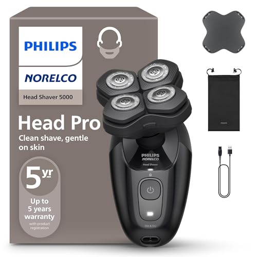 Afeitadora Eléctrica Philips Norelco Pro 5000 Series - Afeitadora para Hombres y Mujeres, Cabezal Flexible 360° y Cuchillas ComfortCut, Modelo - imagen 3