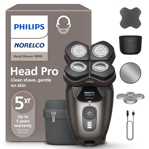 Philips Norelco Afeitadora Eléctrica Pro 9000 Series - Afeitadora para Hombres y Mujeres, Cabezal Flexible 360° y Cuchillas ComfortCut, Modelo - imagen 3