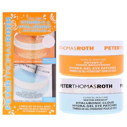 Peter Thomas Roth | Kit de parches para ojos de vitamina C y ácido hialurónico tamaño completo de 2 piezas - imagen 3