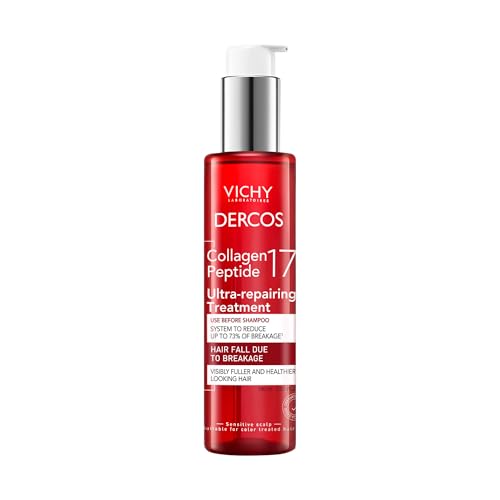 Tratamiento Ultra-Reparador Dercos Collagen Peptide 17, 150ml, Pre-Champú Anti Caída del Cabello, Repara Vínculos, Fortalece y Reduce Quiebre - imagen 1