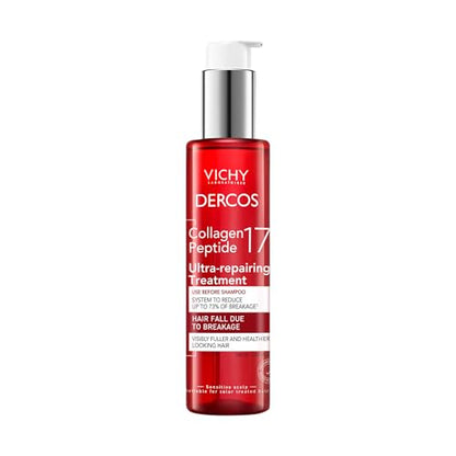 Tratamiento Ultra-Reparador Dercos Collagen Peptide 17, 150ml, Pre-Champú Anti Caída del Cabello, Repara Vínculos, Fortalece y Reduce Quiebre - imagen 1