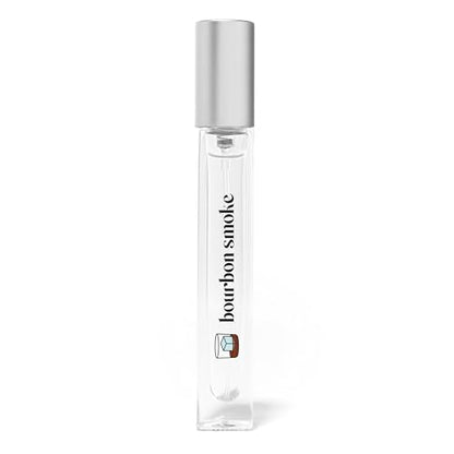 Just Juice Bourbon Smoke - Perfume unisex de vainilla especiada y cálida - Mini perfume de ámbar con pimienta negra, cedro y ante - 0.33 oz - imagen 4