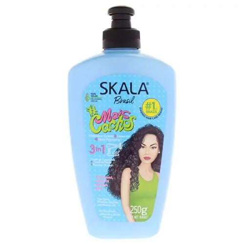 SKALA #Mais Cachos Acondicionador Leave In 3 en 1 para Todo Tipo de Cabello Rizado, Crema Vegana para Hidratación, Definición de Rizos y Protección - imagen 1