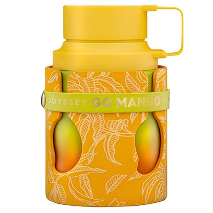 Armaf Odyssey Go Mango Colección Tropical – Fragancia Frutal, Amaderada, Ámbar, Vainilla – Eau de Parfum Unisex, 3.4 Onzas / 100 ml - imagen 1