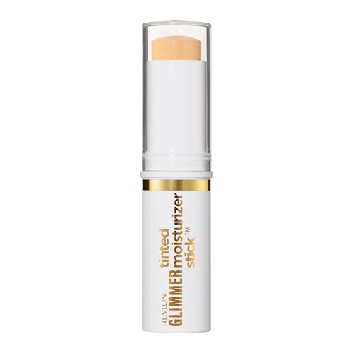 Revlon Glimmer Stick Hidratante Tinte para el Rostro, Base Ligera, Maquillaje Infundido con Cuidado de la Piel, 110, 0.31 oz - imagen 2