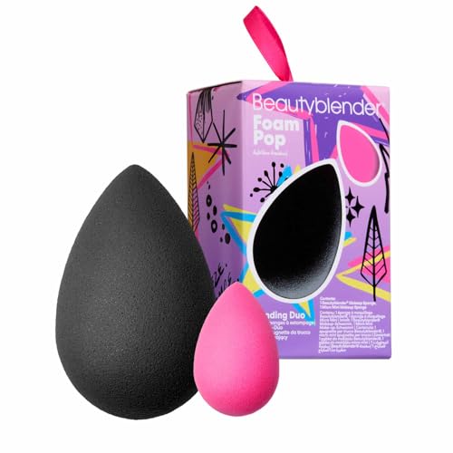 Beautyblender Foam Pop Blending Duo - Set de Esponjas de Maquillaje con beautyblender Original y Micro Mini - Aplicación Precisa para Base, Corrector - imagen 2
