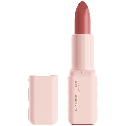 MAYBELLINE Serum Lipstick, Labial Hidratante con 8 Horas de Hidratación y Ácido Hialurónico, Tal Vez Es... Suave (Terracota Rosa Claro Satinado) - imagen 2