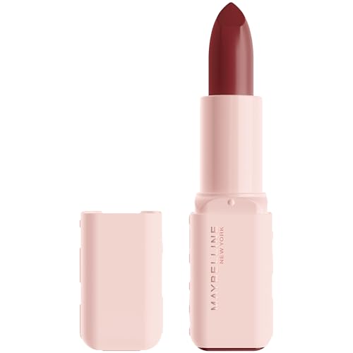 MAYBELLINE Serum Lipstick, Labial Hidratante con 8 Horas de Hidratación y Ácido Hialurónico, Maybe It's…Intense (Terracota Profundo Rosa Nude - imagen 3