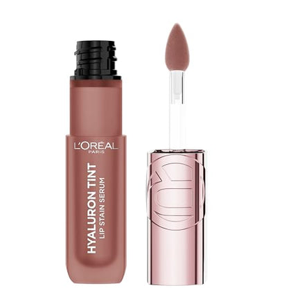 L'Oreal Paris Hyaluron Tint Serum Labial, Tinte Hidratante de Larga Duración con Ácido Hialurónico, 680 Nude Espresso (Marrón Medio Nude) - imagen 3