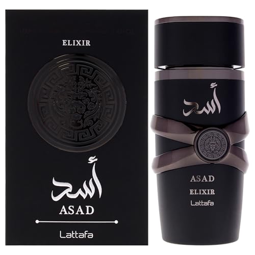 Lattafa Asad Elixir – Fragancia Eau de Parfum para Hombres, Aroma Especiado, Amaderado y Ámbar, 3.4 Onzas / 100 ml - imagen 4