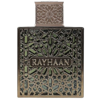 Rayhaan Terra – Fragancia Unisex Eau de Parfum Spray Larga Duración, Especiada, Amaderada, Ámbar, Oriental, 3.4 Onzas / 100 ml - imagen 1