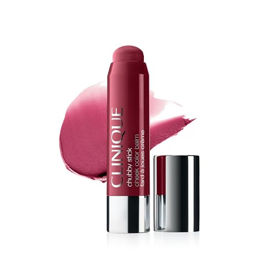 Clinique Chubby Cream Blush Stick Cheek Colour Balm en Plumped Up Peony | Rubor de Larga Duración y Construible | Ideal para Viajes - imagen 1