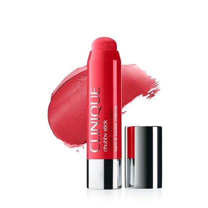 Clinique Chubby Cream Blush Stick Cheek Colour Balm en Ramp'd Up Rouge | Rubor para Mejillas | Larga Duración y Construible | Ideal para Viajar - imagen 1