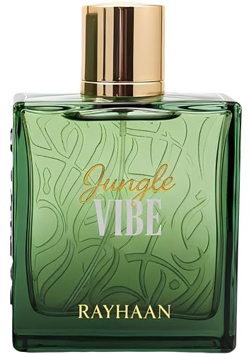 Rayhaan Jungle Vibe – Fragancia Eau de Parfum Unisex de Larga Duración, Fresca, Verde, Amaderada y Musgosa, 100ml / 3.4 Onzas - imagen 4