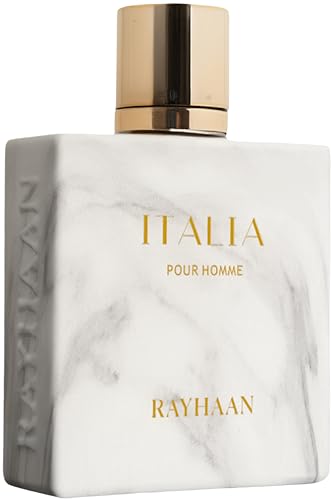 Rayhaan Italia – Perfume Eau de Parfum para Hombre, Aroma Cítrico, Picante y Dulce, Fragancia Duradera, 100ml / 3.4 Onzas - imagen 1