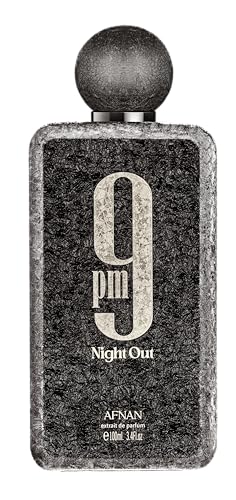Afnan 9 PM Night Out Unisex Extrait de Perfume, 3.4 Fl. Oz - imagen 4
