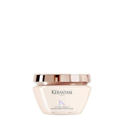 Mascarilla Capilar KÉRASTASE Gloss Absolu Hydra-Glaze, Nutritiva para Cabello Grueso y Frizado, Antifrizz, Brillo y Suavidad, con Ácido Hialurónico, - imagen 3