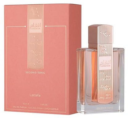 Lattafa Angham Second Song Eau de Parfum 100ml – Fragancia Unisex Oriental de Vainilla, Aroma Dulce y Cremoso de Larga Duración - imagen 1